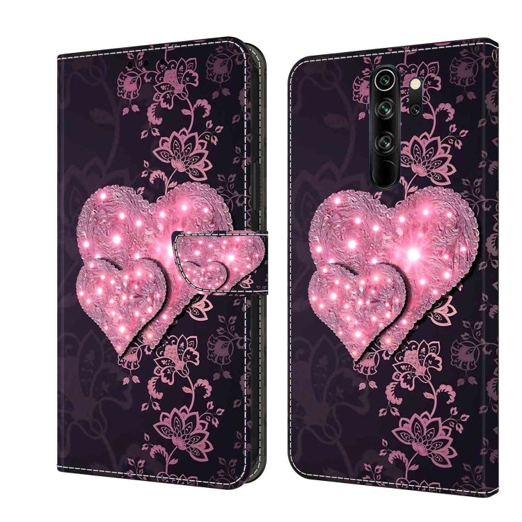 For Xiaomi Redmi Note 8 Pro Crystal 3D Shockproof Protective Leather Phone Case(Lace Love) - free shipping - PMC TechLife - Order now!