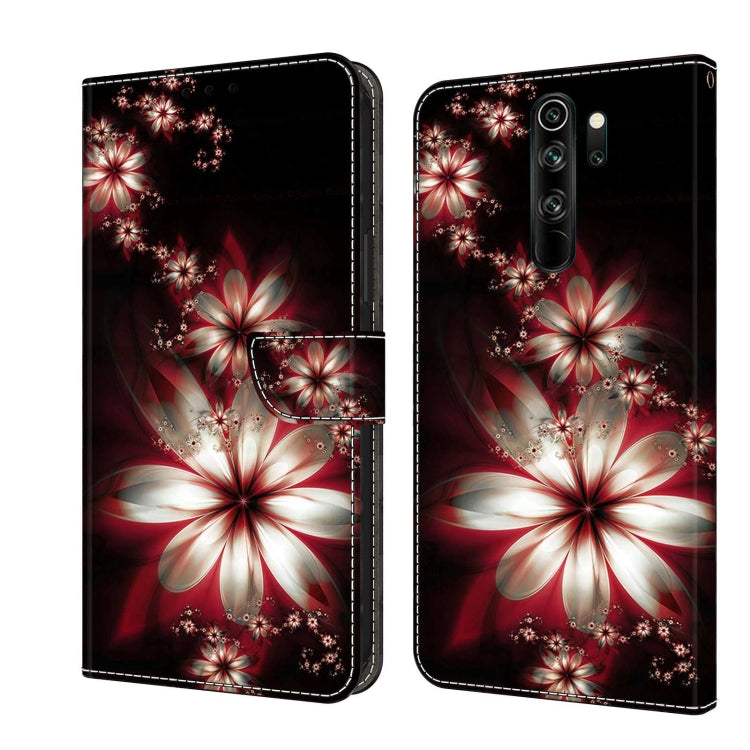 For Xiaomi Redmi Note 8 Pro Crystal 3D Shockproof Protective Leather Phone Case(Fantastic Flower) - free shipping - PMC TechLife - Order now!
