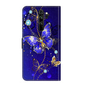For Xiaomi Redmi Note 8 Pro Crystal 3D Shockproof Protective Leather Phone Case(Diamond Butterfly)