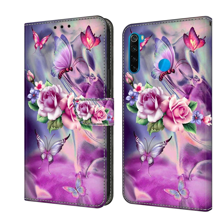 For Xiaomi Redmi Note 8T Crystal 3D Shockproof Protective Leather Phone Case(Butterfly) - free shipping - PMC TechLife - Order now!