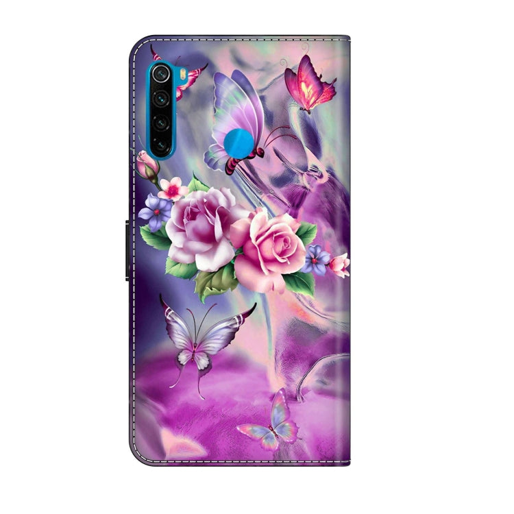 For Xiaomi Redmi Note 8T Crystal 3D Shockproof Protective Leather Phone Case(Butterfly) - free shipping - PMC TechLife - Order now!