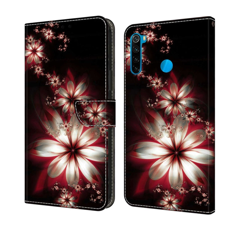 For Xiaomi Redmi Note 8T Crystal 3D Shockproof Protective Leather Phone Case(Fantastic Flower) - free shipping - PMC TechLife - Order now!