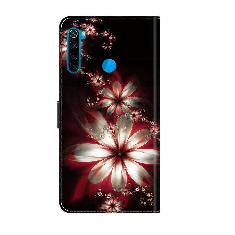 For Xiaomi Redmi Note 8T Crystal 3D Shockproof Protective Leather Phone Case(Fantastic Flower) - free shipping - PMC TechLife - Order now!