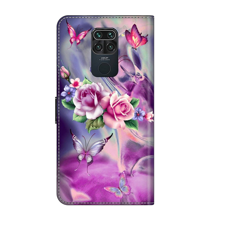 For Xiaomi Redmi Note 9 Crystal 3D Shockproof Protective Leather Phone Case(Butterfly) - free shipping - PMC TechLife - Order now!