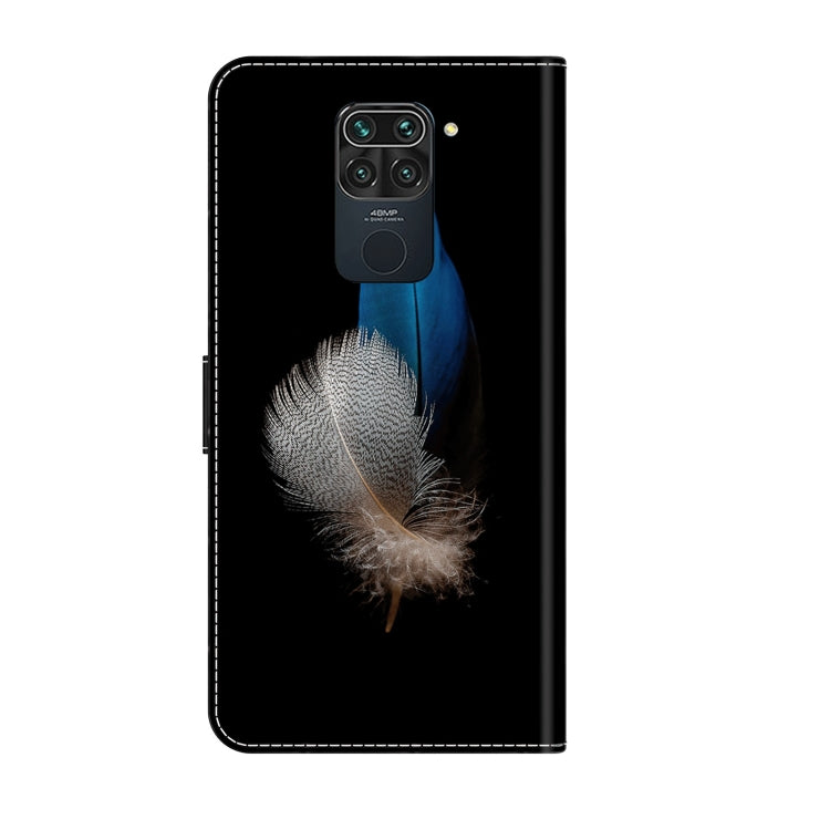 For Xiaomi Redmi Note 9 Crystal 3D Shockproof Protective Leather Phone Case(Two Branches) - free shipping - PMC TechLife - Order now!