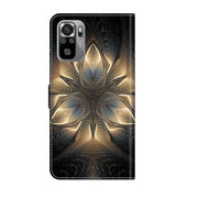 For Xiaomi Redmi Note 10 4G Crystal 3D Shockproof Protective Leather Phone Case(Luminous Building)