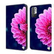 For Xiaomi Redmi Note 10 5G Crystal 3D Shockproof Protective Leather Phone Case(Pink Petals) - free shipping - PMC TechLife - Order now!