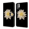 For Xiaomi Redmi Note 10 5G Crystal 3D Shockproof Protective Leather Phone Case(White Flower) - free shipping - PMC TechLife - Order now!