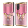 For Xiaomi Redmi Note 11 Global Crystal 3D Shockproof Protective Leather Phone Case(Pink Bottom Butterfly) - free shipping - PMC TechLife - Order now!