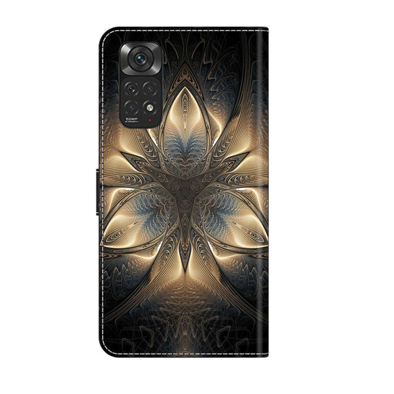 For Xiaomi Redmi Note 11 Global Crystal 3D Shockproof Protective Leather Phone Case(Luminous Building)