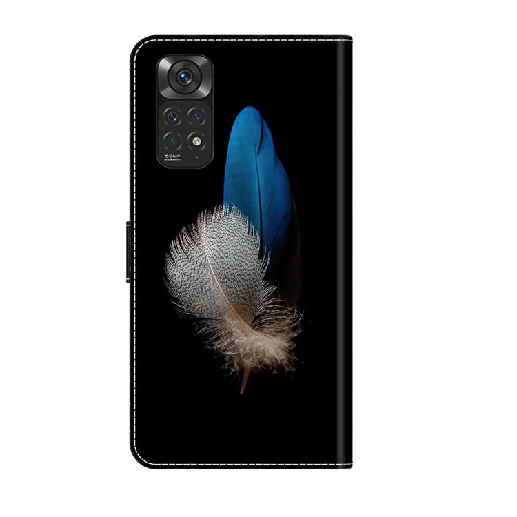 For Xiaomi Redmi Note 11 Global Crystal 3D Shockproof Protective Leather Phone Case(Two Branches) - free shipping - PMC TechLife - Order now!