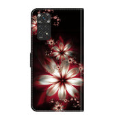For Xiaomi Redmi Note 11 Global Crystal 3D Shockproof Protective Leather Phone Case(Fantastic Flower)