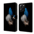 For Xiaomi Redmi Note 12 Pro Global Crystal 3D Shockproof Protective Leather Phone Case(Two Branches) - free shipping - PMC TechLife - Order now!