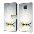 For Xiaomi Redmi Note 9 Pro Crystal 3D Shockproof Protective Leather Phone Case(Light Lotus) - free shipping - PMC TechLife - Order now!