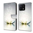 For Xiaomi 13 Crystal 3D Shockproof Protective Leather Phone Case(Light Lotus) - free shipping - PMC TechLife - Order now!