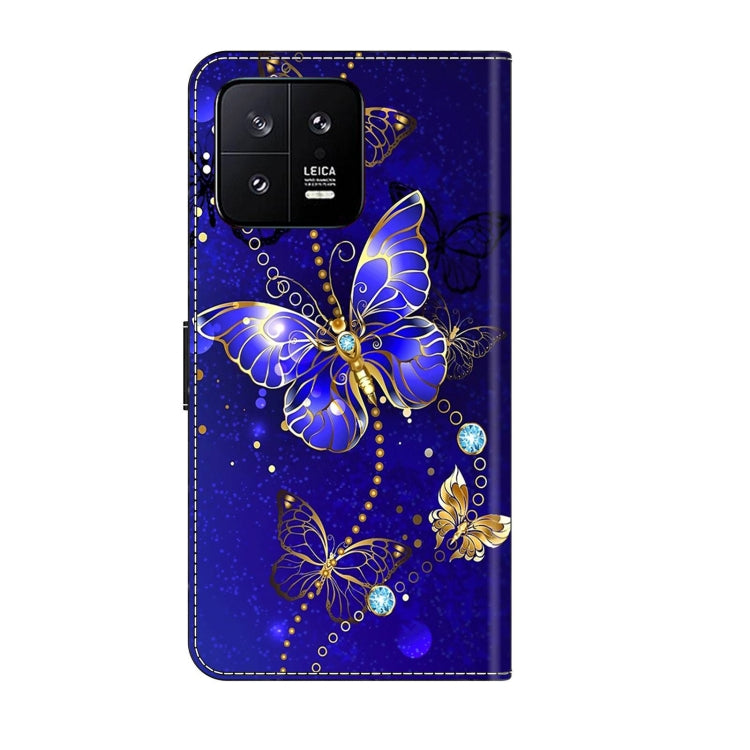 For Xiaomi 13 Crystal 3D Shockproof Protective Leather Phone Case(Diamond Butterfly) - free shipping - PMC TechLife - Order now!