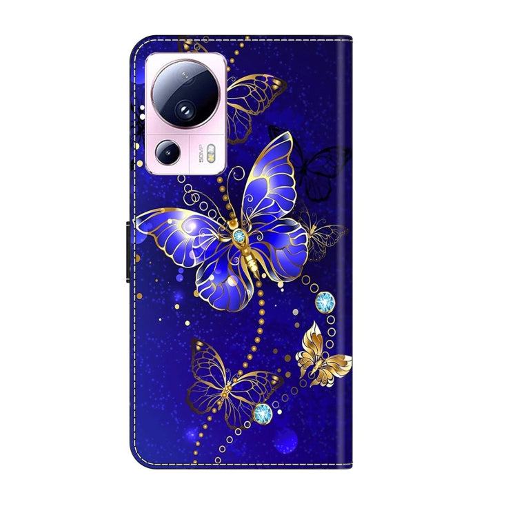 For Xiaomi 13 Lite Crystal 3D Shockproof Protective Leather Phone Case(Diamond Butterfly) - free shipping - PMC TechLife - Order now!