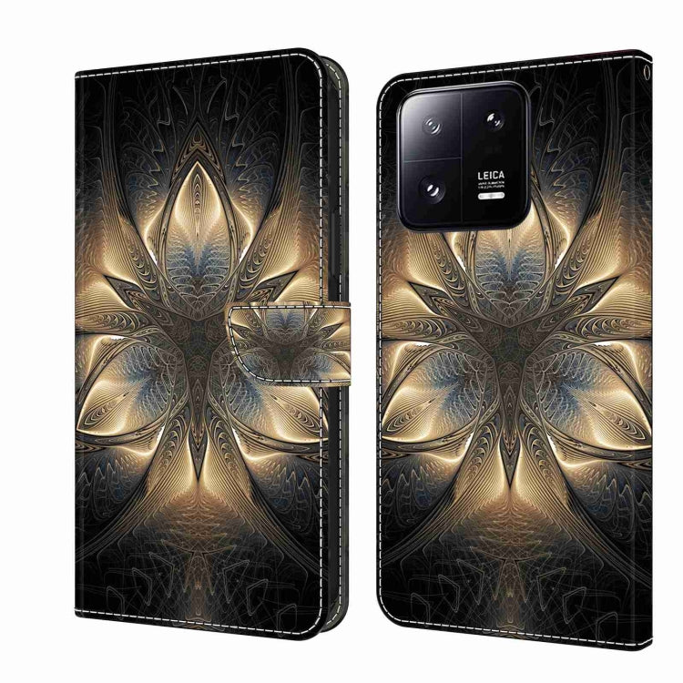 For Xiaomi 13 Pro Crystal 3D Shockproof Protective Leather Phone Case(Luminous Building) - free shipping - PMC TechLife - Order now!