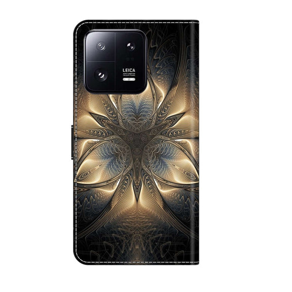 For Xiaomi 13 Pro Crystal 3D Shockproof Protective Leather Phone Case(Luminous Building)