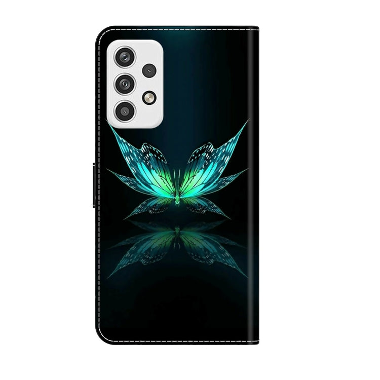For Samsung Galaxy A23 5G Crystal 3D Shockproof Protective Leather Phone Case(Reflection Dutterfly) - free shipping - PMC TechLife - Order now!