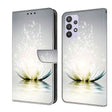 For Samsung Galaxy A32 5G Crystal 3D Shockproof Protective Leather Phone Case(Light Lotus) - free shipping - PMC TechLife - Order now!