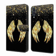 For Samsung Galaxy A50 Crystal 3D Shockproof Protective Leather Phone Case(Golden Wings) - free shipping - PMC TechLife - Order now!