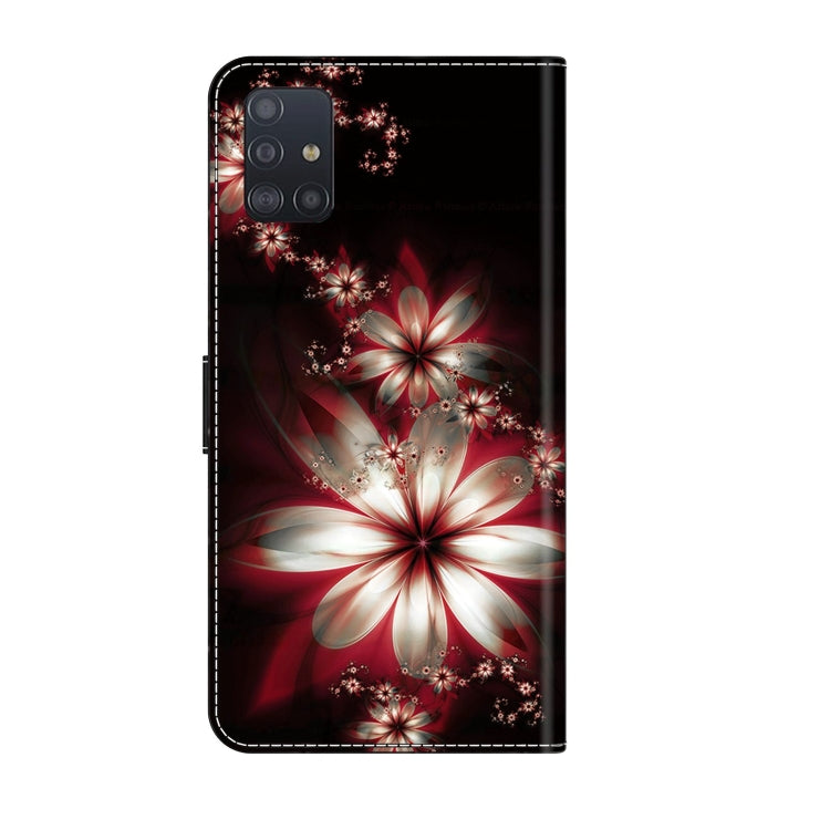 For Samsung Galaxy A51 4G Crystal 3D Shockproof Protective Leather Phone Case(Fantastic Flower) - free shipping - PMC TechLife - Order now!