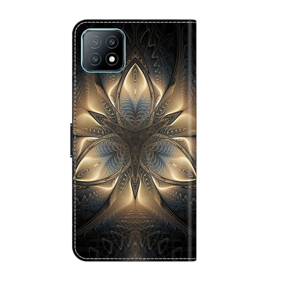 For Samsung Galaxy A53 Crystal 3D Shockproof Protective Leather Phone Case(Luminous Building)