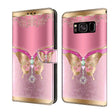 For Samsung Galaxy S8 Crystal 3D Shockproof Protective Leather Phone Case(Pink Bottom Butterfly) - free shipping - PMC TechLife - Order now!