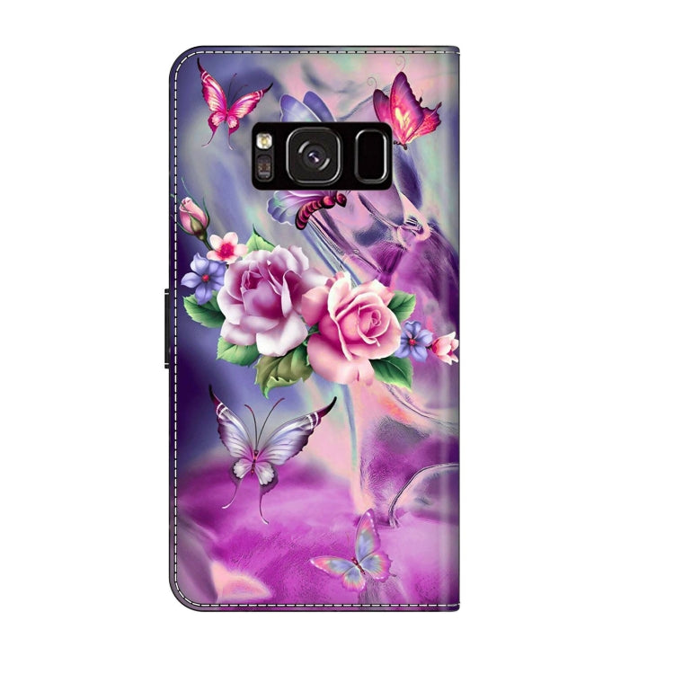 For Samsung Galaxy S8 Crystal 3D Shockproof Protective Leather Phone Case(Butterfly) - free shipping - PMC TechLife - Order now!
