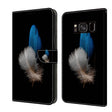 For Samsung Galaxy S8 Crystal 3D Shockproof Protective Leather Phone Case(Two Branches) - free shipping - PMC TechLife - Order now!