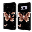 For Samsung Galaxy S8+ Crystal 3D Shockproof Protective Leather Phone Case(Pink Diamond Butterfly) - free shipping - PMC TechLife - Order now!