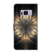 For Samsung Galaxy S8+ Crystal 3D Shockproof Protective Leather Phone Case(Luminous Building)
