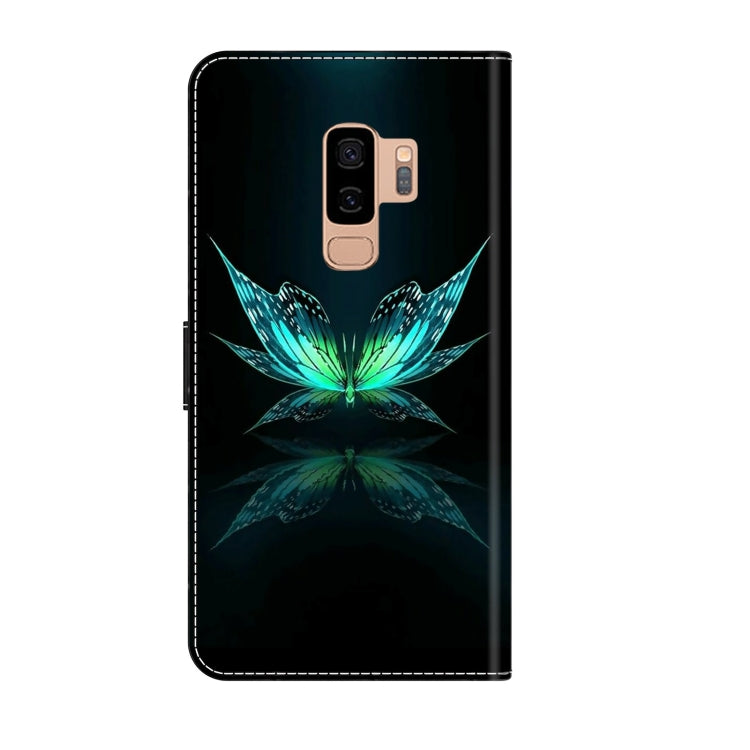 For Samsung Galaxy S9+ Crystal 3D Shockproof Protective Leather Phone Case(Reflection Dutterfly) - free shipping - PMC TechLife - Order now!