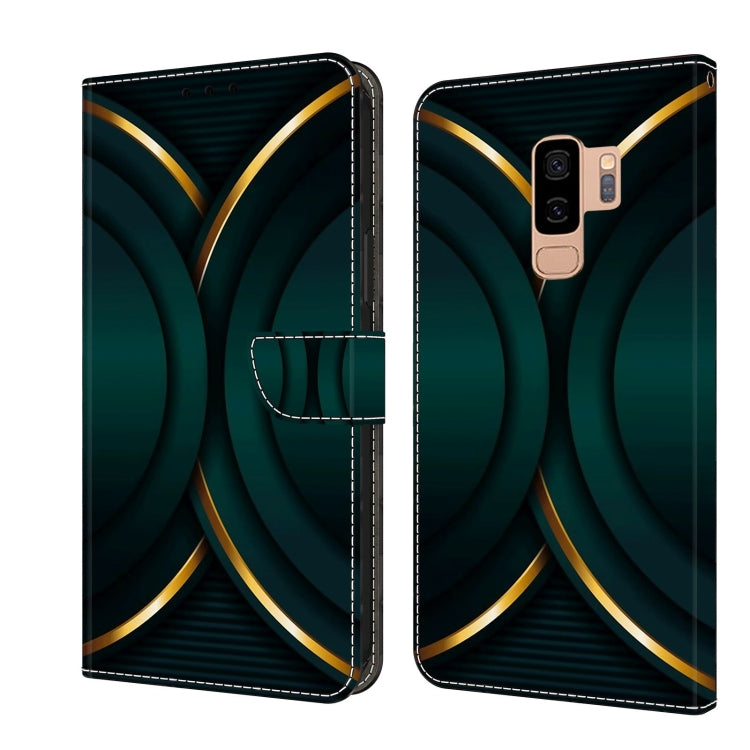 For Samsung Galaxy S9+ Crystal 3D Shockproof Protective Leather Phone Case(Gold Outline) - free shipping - PMC TechLife - Order now!