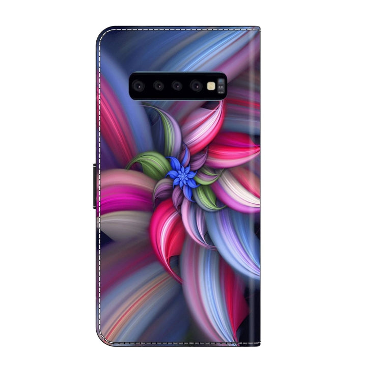 For Samsung Galaxy S10 Crystal 3D Shockproof Protective Leather Phone Case(Colorful Flower) - free shipping - PMC TechLife - Order now!