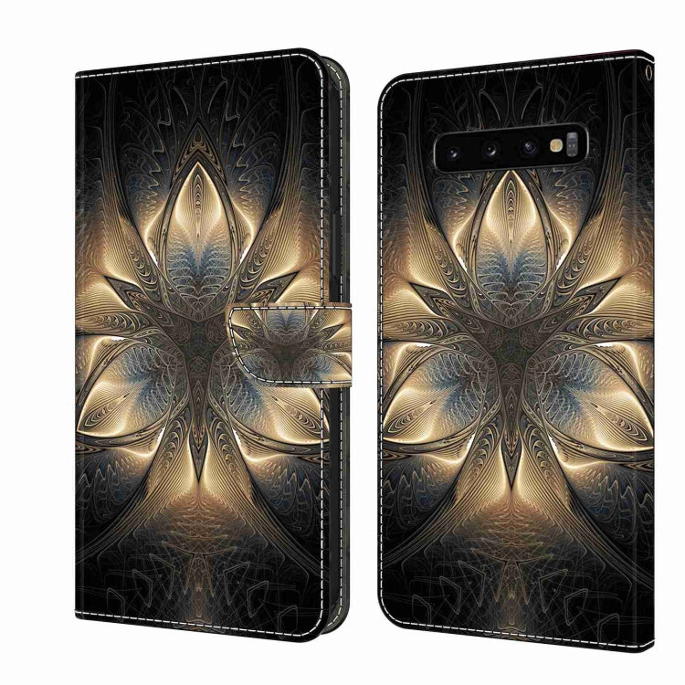 For Samsung Galaxy S10+ Crystal 3D Shockproof Protective Leather Phone Case(Luminous Building) - free shipping - PMC TechLife - Order now!