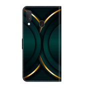 For Samsung Galaxy S10e Crystal 3D Shockproof Protective Leather Phone Case(Gold Outline)