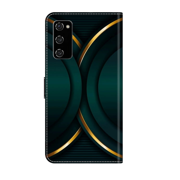 For Samsung Galaxy S20 FE Crystal 3D Shockproof Protective Leather Phone Case(Gold Outline) - free shipping - PMC TechLife - Order now!