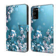 For Samsung Galaxy S20 FE Crystal 3D Shockproof Protective Leather Phone Case(Plum Flower) - free shipping - PMC TechLife - Order now!
