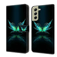 For Samsung Galaxy S21 FE 5G Crystal 3D Shockproof Protective Leather Phone Case(Reflection Dutterfly) - free shipping - PMC TechLife - Order now!