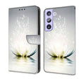 For Samsung Galaxy S21+ Crystal 3D Shockproof Protective Leather Phone Case(Light Lotus) - free shipping - PMC TechLife - Order now!