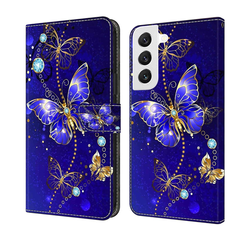 For Samsung Galaxy S22 Crystal 3D Shockproof Protective Leather Phone Case(Diamond Butterfly) - free shipping - PMC TechLife - Order now!
