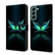 For Samsung Galaxy S22+ Crystal 3D Shockproof Protective Leather Phone Case(Reflection Dutterfly) - free shipping - PMC TechLife - Order now!