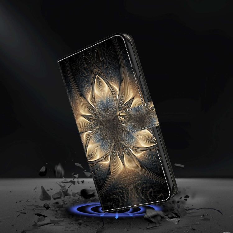 For Samsung Galaxy S23 Ultra Crystal 3D Shockproof Protective Leather Phone Case(Luminous Building)