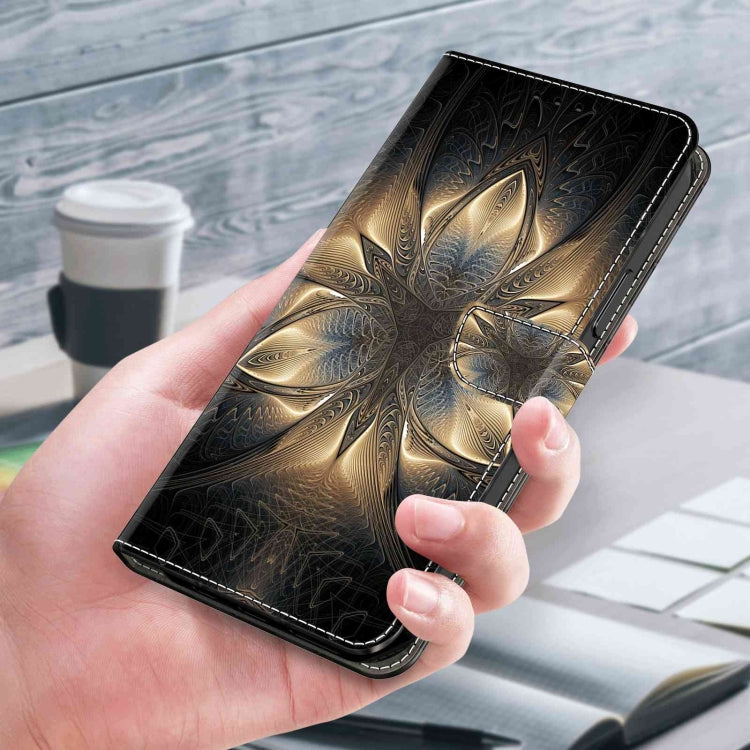 For Samsung Galaxy S23 Ultra Crystal 3D Shockproof Protective Leather Phone Case(Luminous Building)