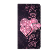 For Samsung Galaxy S23 Ultra Crystal 3D Shockproof Protective Leather Phone Case(Lace Love)