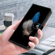 For Samsung Galaxy S23 Ultra Crystal 3D Shockproof Protective Leather Phone Case(Two Branches)