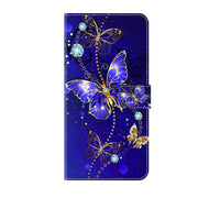 For Samsung Galaxy S23 Ultra Crystal 3D Shockproof Protective Leather Phone Case(Diamond Butterfly)