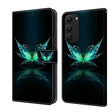 For Samsung Galaxy S23+ Crystal 3D Shockproof Protective Leather Phone Case(Reflection Dutterfly) - free shipping - PMC TechLife - Order now!